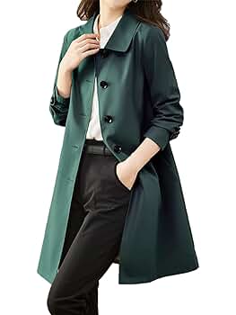 新品タグ付き　ameri vintage UND ELEGANTFU COAT Amazon.com: Rfmfkkg Womens Single-Breasted Lapel Trench Coat